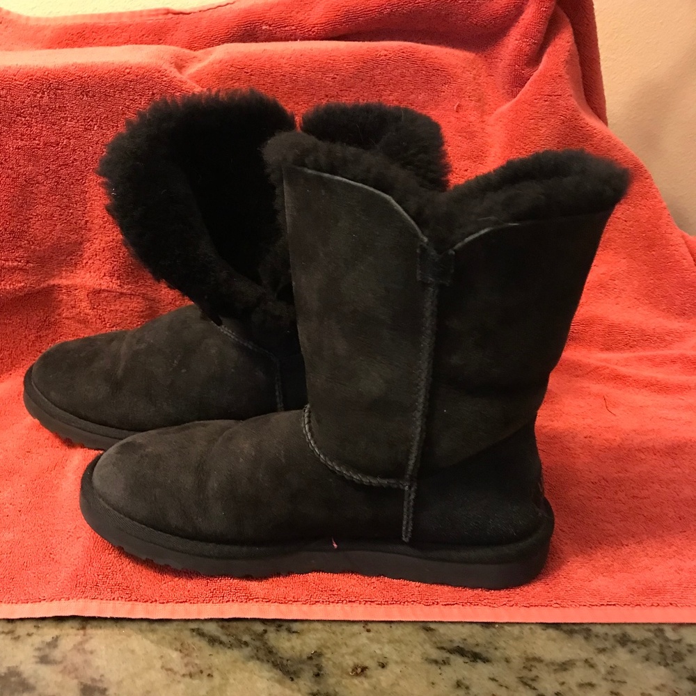 UGGS Black Bailey Boots